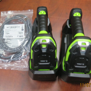 Lot of 2 Zebra Motorola DS3678 -SR0F003VZWW Barcode Scanner & STB3678 Cradle