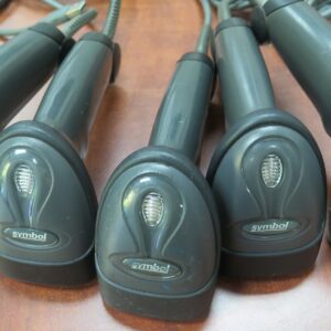 Lot of 5 Motorola Symbol Barcode Scanner LS2208 with USB cable 1D B