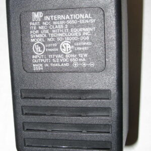 Motorola Symbol Barcode Scanner AC adapter 50-14000-008 5.2V 650mA Power Supply