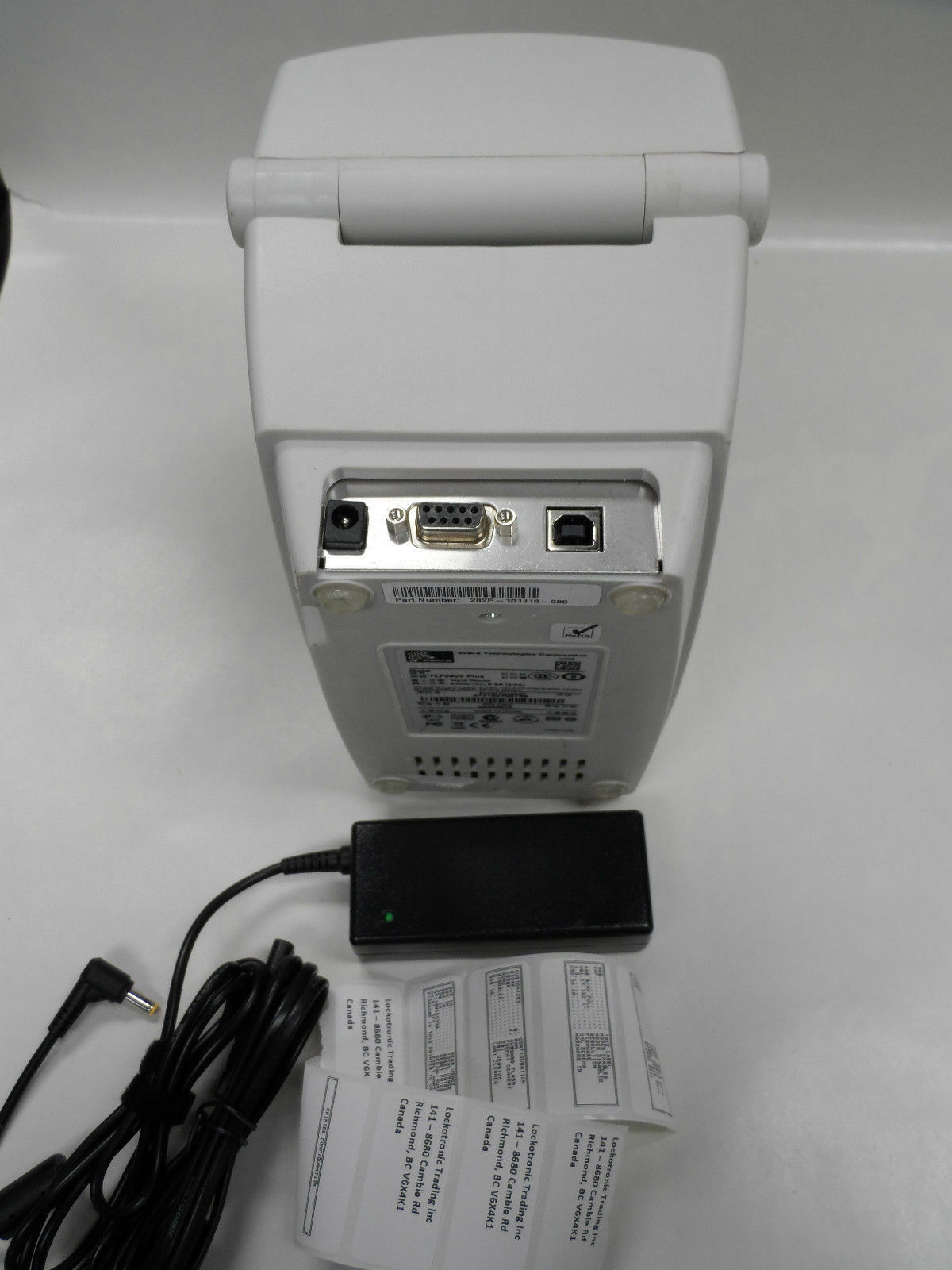 Zebra TLP2824 Plus 2824 Barcode Thermal Printer USB  Serial Port w/ PS  TLP2824 – Lockotronic