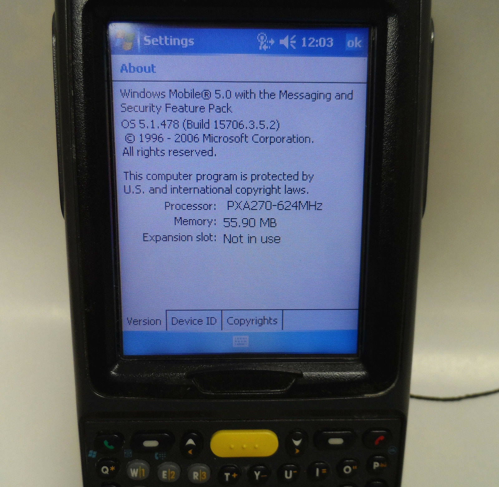 Details about   MC7090-PK0DCQFA8WR Motorola MC7090 Mobile Computer Wi-Fi BT WM5 